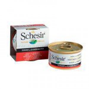 Schesir Gato Atum c/ Gambas lata 85gr